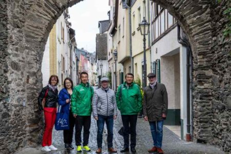Partnerstadt Ome-Bürgermeister Keiichi Hamanaka in Boppard