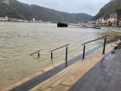 Hochwasser am Mittelrhein