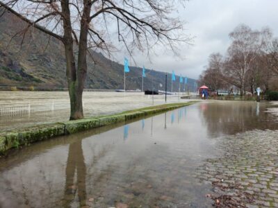 Hochwasser am Mittelrhein
