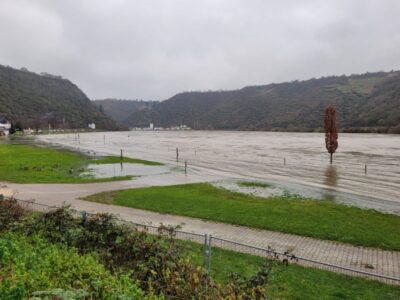 Hochwasser am Mittelrhein