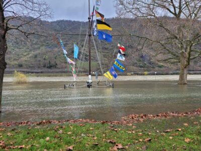 Hochwasser am Mittelrhein