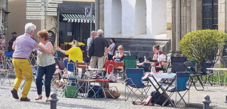 Muttertagskaffee auf dem Bopparder Marktplatz